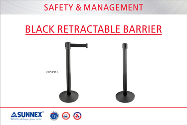 Διατήρηση των πελατών στη γραμμή ----SUNNEX Retractable Barrier