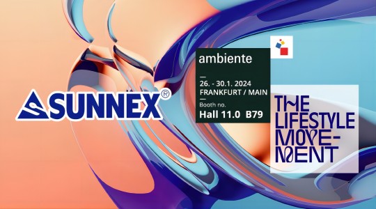 Καλωσορίσατε στο 2024 AMBIENTE, FRANKFURT SUNNEX BOOTH