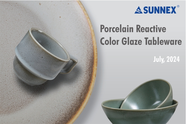 Επιτραπέζια σκεύη Sunnex Porcelain Reactive Color Glaze