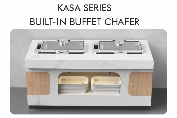 Sunnex Kasa Series: 8.5L ενσωματωμένος μπουφέ Chafer