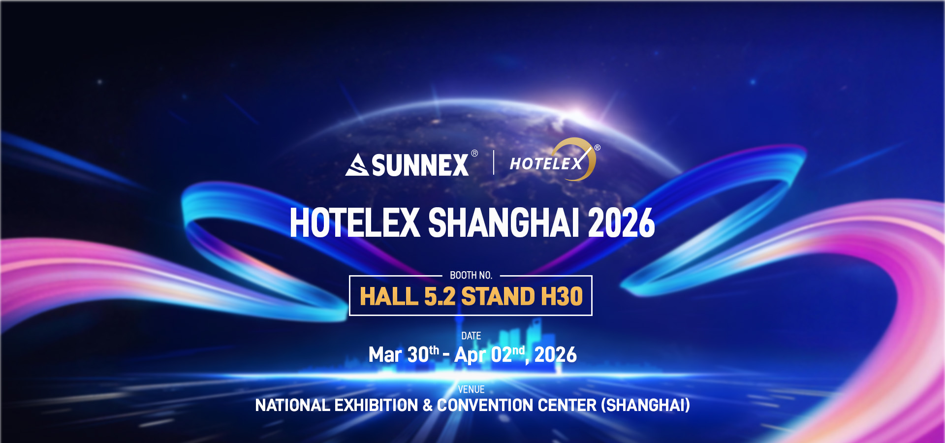 Πρόσκληση - Hotelex Shanghai 2026