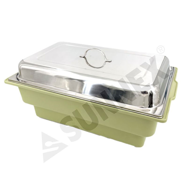 Σειρά EcoCater Green Electric Chafer με διαφορετικά καλύμματα